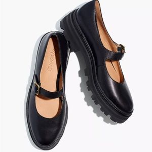 Madewell The Freya Platform Lugsole Mary Jane